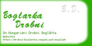 boglarka drobni business card